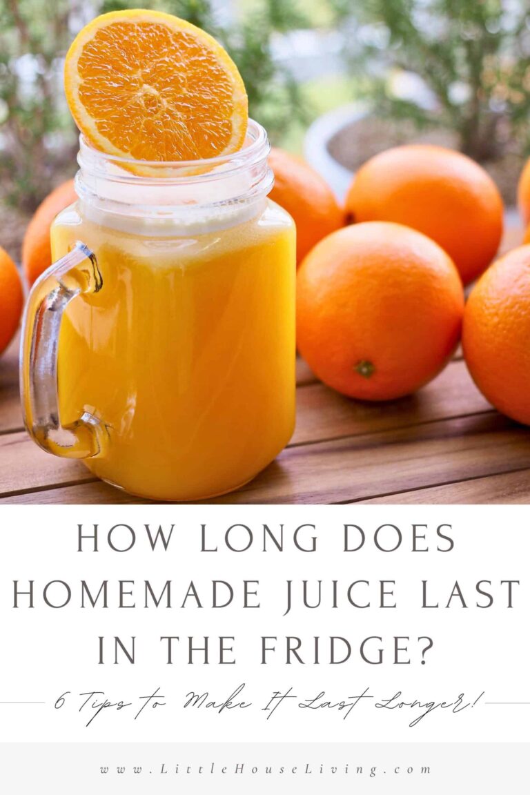 How Long Does Homemade Juice Last in the Fridge