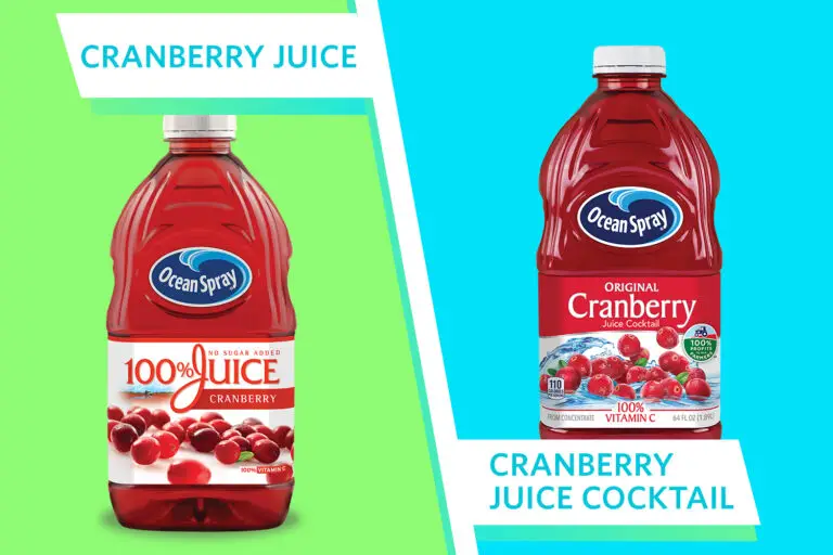 Is Cranberry Juice the Same As Cranberry Cocktail